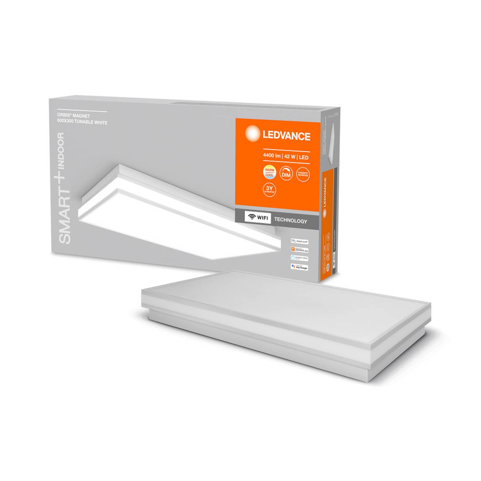 Svítidlo LEDVANCE SMART+ šedý/bílý ocel/polykarbonát