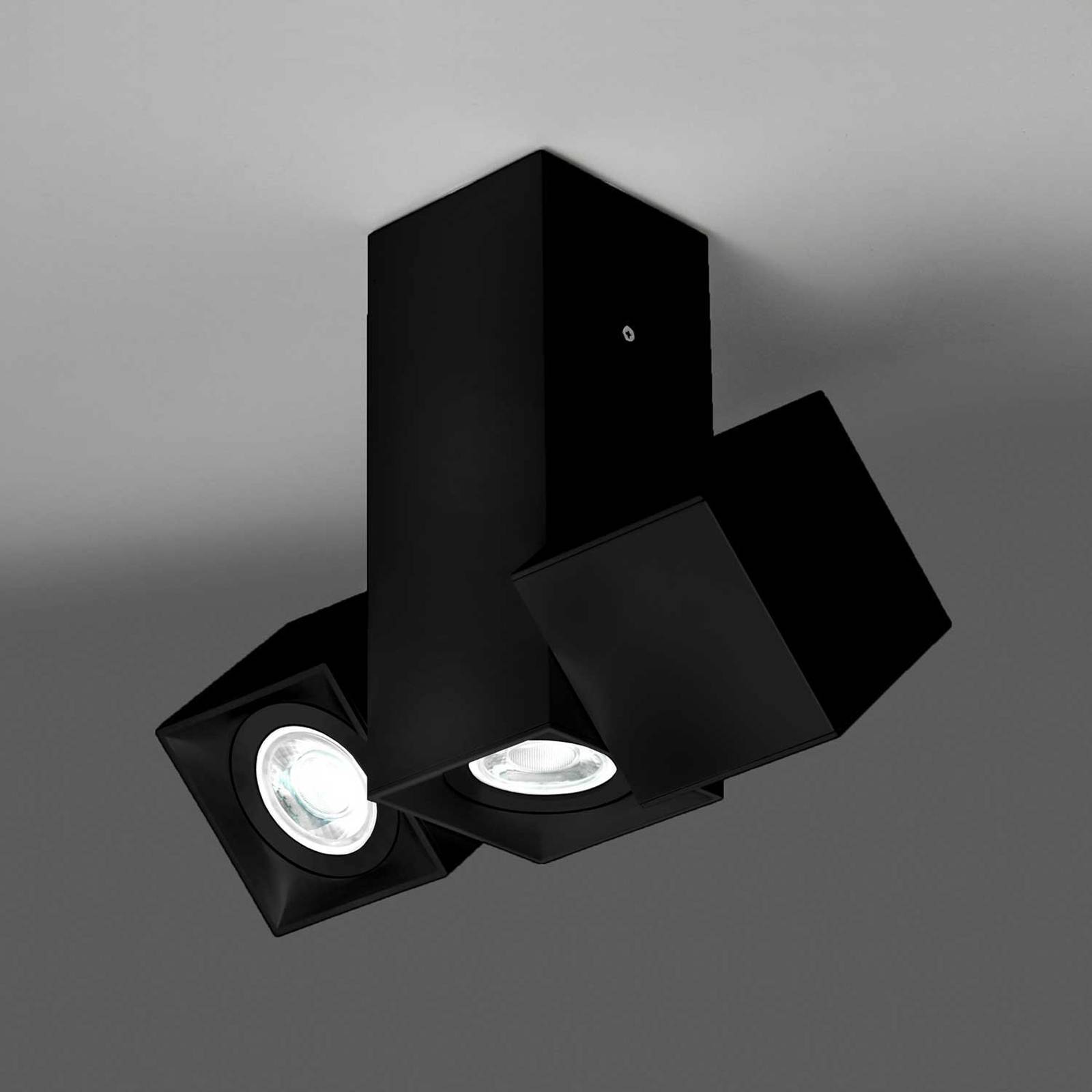 Svítidlo Milan Iluminación černá eloxovaná hliník