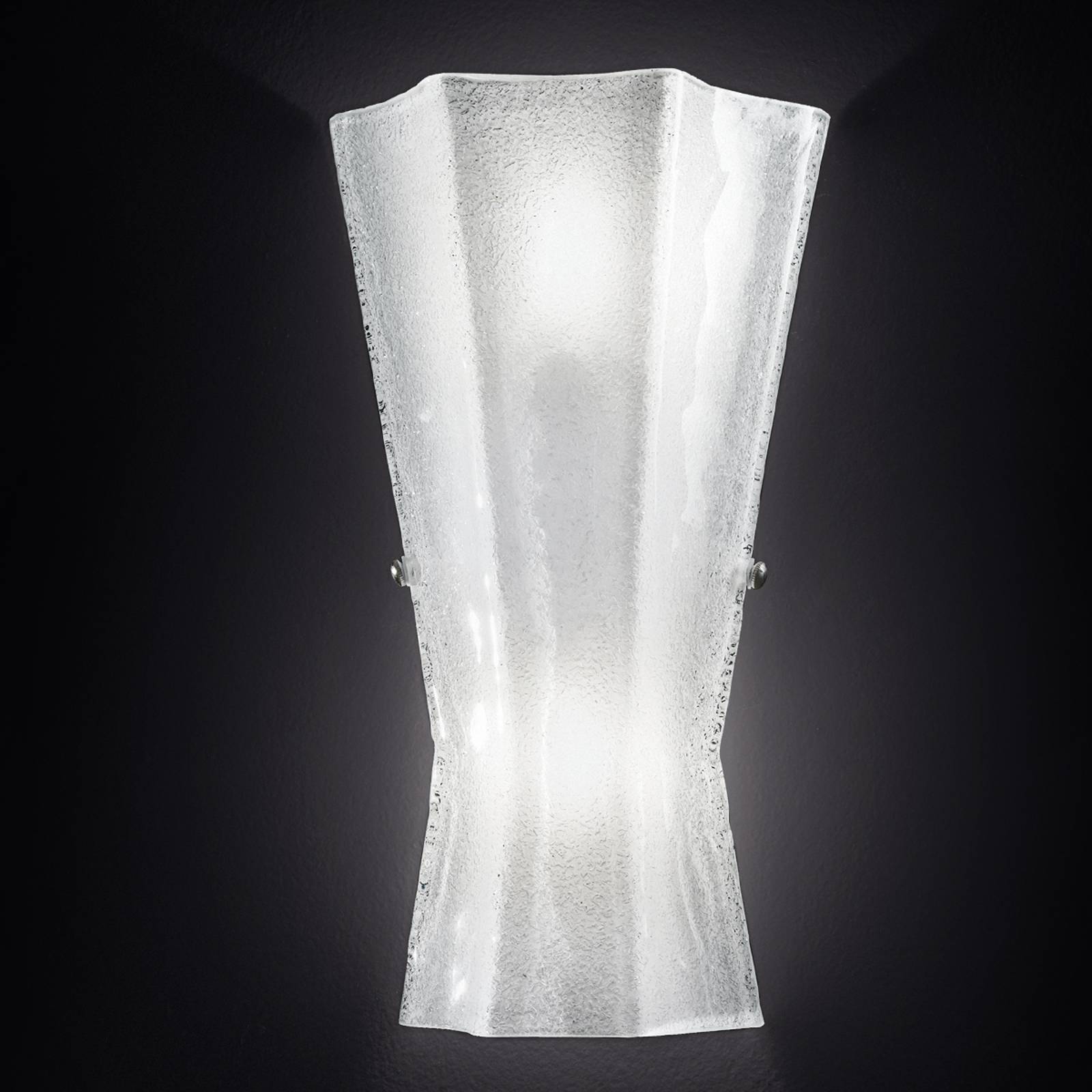 Svítidlo Novaresi bílá sklo Murano
